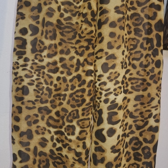 Stunning Flowy Wide Leg Pants Size L (D8991) - Picture 6 of 6